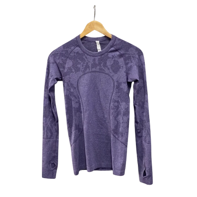 Lululemon Womens  Size 4 Long Sleeve Top Purple 