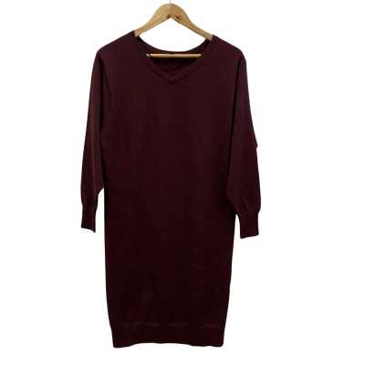 Uniqlo Women's Knit Dress Size XS Maroon 