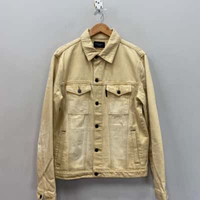Saint Morta Mens  Size XL Denim (Drill Cotton) Jacket Natural 