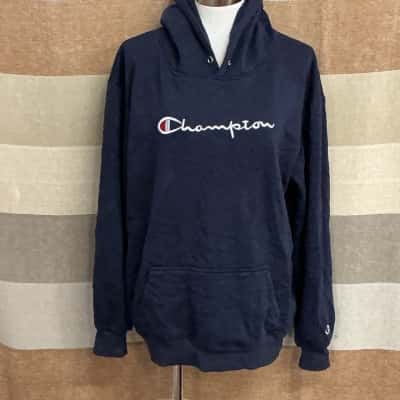 Champion Womens  Size L Hoodie Blue 