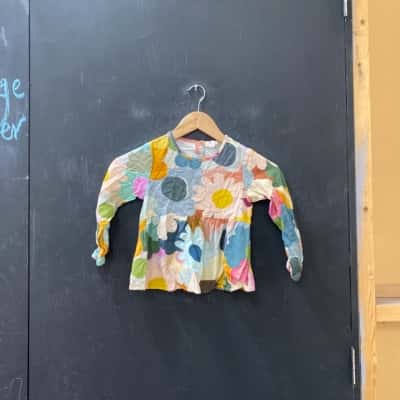 Gorman Castle Play Ground Kids Top Multicoloured Floral Size 3-4