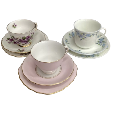 Assorted sets of trios