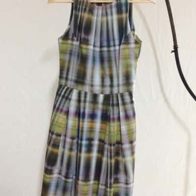 Cue Womens  Size 6 Sleeveless Dress  Multicoloured / Pattern / Striped 