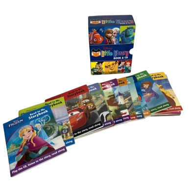 Disney Little Library 14 Books & CD 