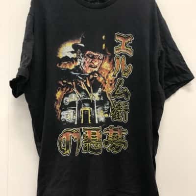  Goat Crew Mens  Size XXL Black  freddy krueger Top