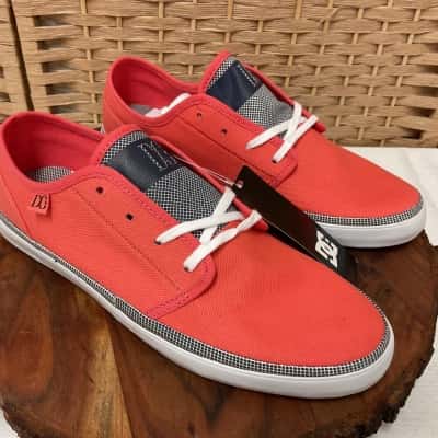 NEW DC Studio LTZ Shoes Women's Size 8 Sneakers Coral Skater Gym Trainer Sandshoes Christmas Gift Ladies Birthday 
