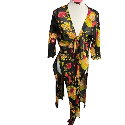 Taking Shape Womens  Size XS Cardigan Black  / Multicoloured 
