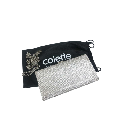 Colette Hayman  Womens Clutch / Handbag Silver 