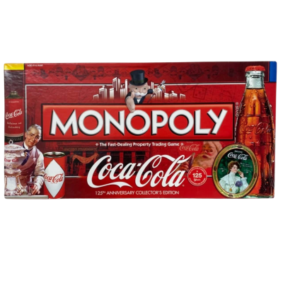 Monopoly Coca-Cola 125th Anniversary Collector's Edition - New(s
