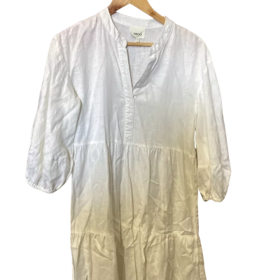 Seed Womens  Size 6 Casual Dress White 