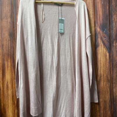Katies Size L dusty Pink  open cardigan new 