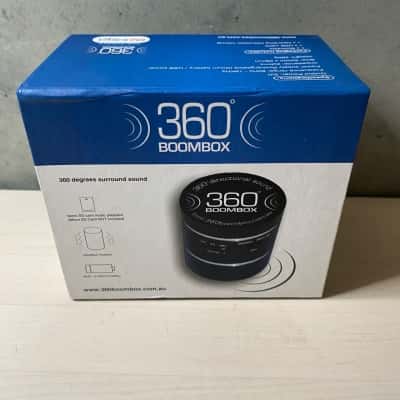 360 Boom Box Black Speaker 