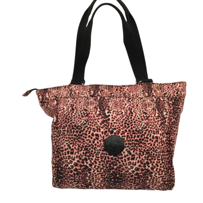 Kipling Soft Large Tote Bag Animal print / Black  / Pink  