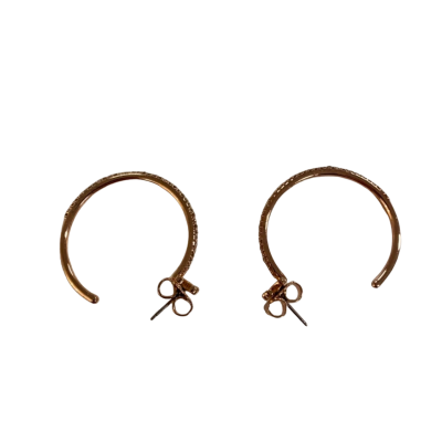 Mimco Hoops Earrings Rose Gold 