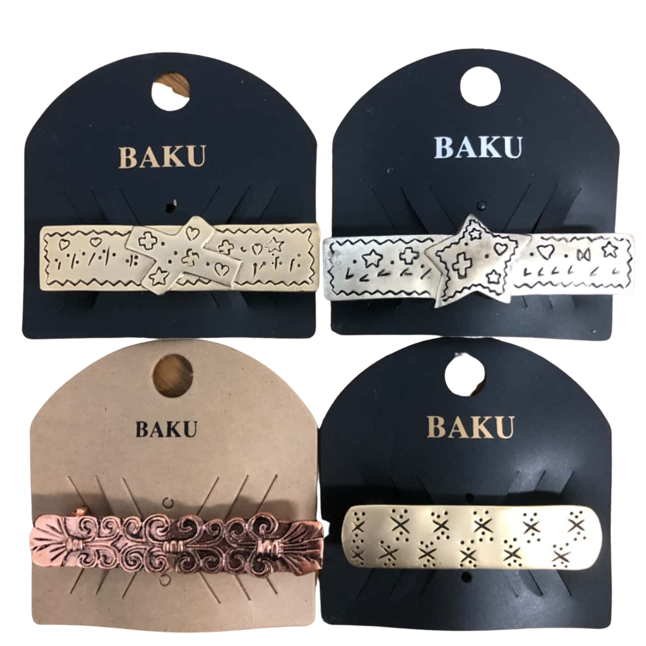SALE ! Baku boho metal hair clips 4pk BNWT(s)