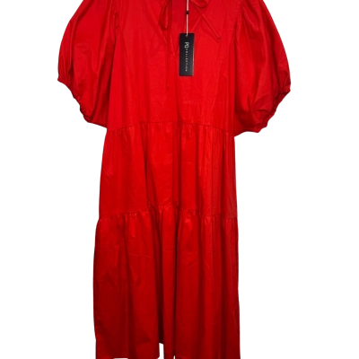 PQ Womens  Size L / M Midi Dress Red 