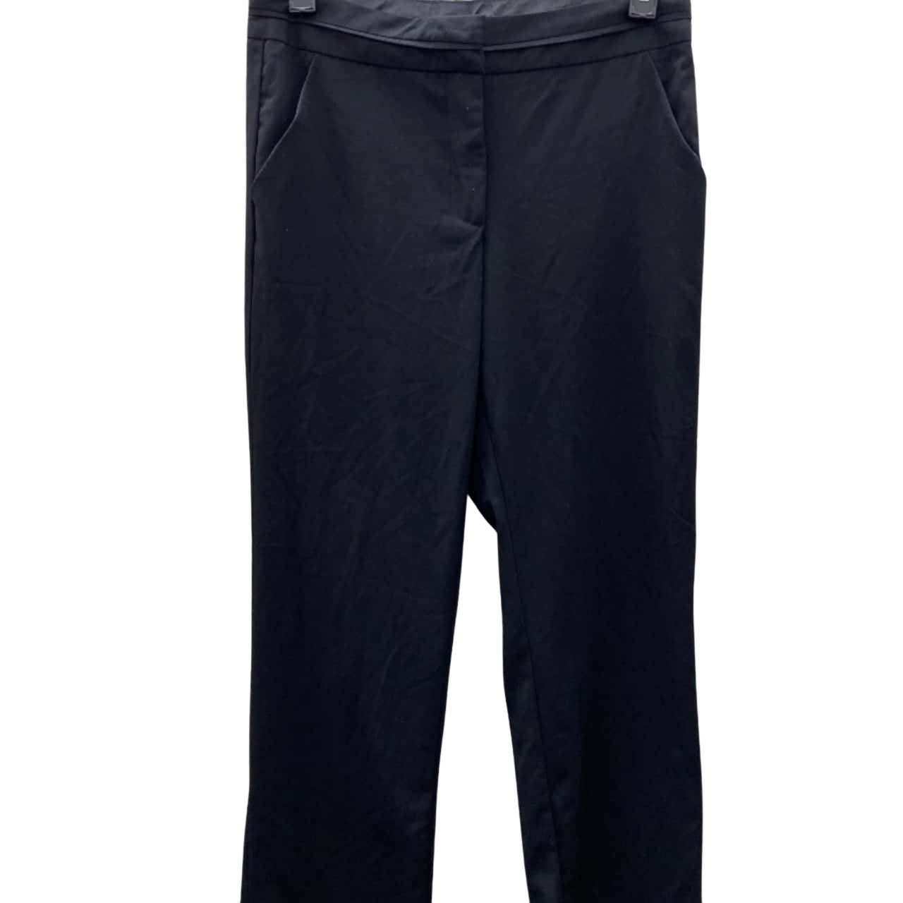 Rockmans Womens Size 8 Bootcut Pants Black (s)