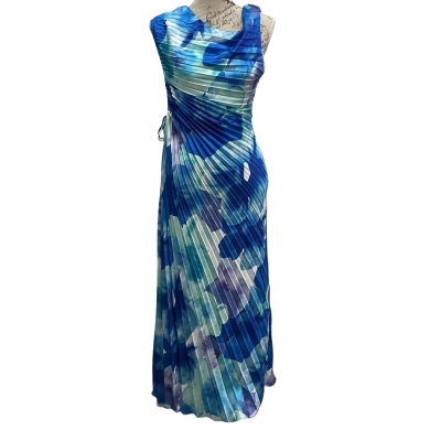 Little jc Womens  Size 14 Cocktail Dress Blue / Pattern 
