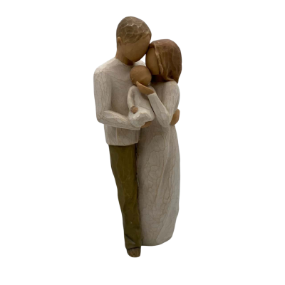 WillowTree Our Gift Mother, Father & Baby Figurine 22 cm    CAB