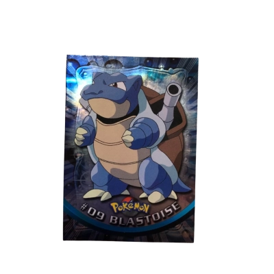 Pokemon Holo #09 Blastoise Topps Card 