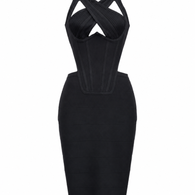 Extasy Womens Size L Bandage Dress