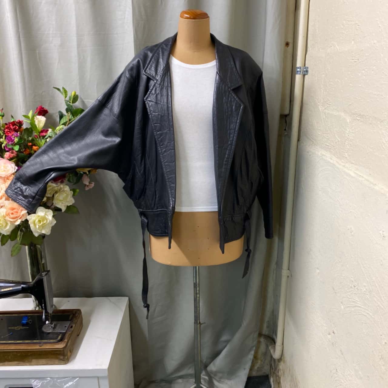 leather jacket size 14