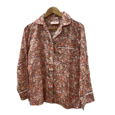 Papinelle Womens  Size S Button Up Top Floral / Pink  