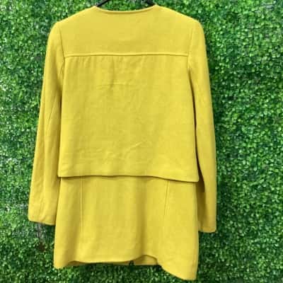 Sportsgirl Womens  Size 6 mustard coat 