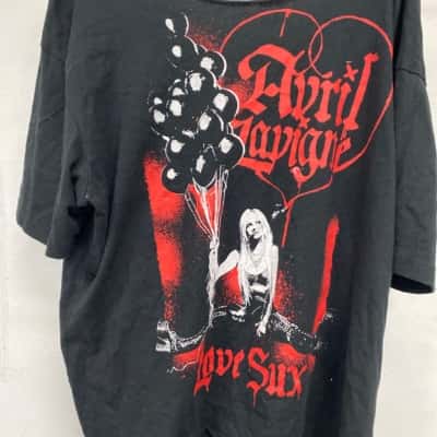 Avril Levine Womens  Size S T-shirts Black  