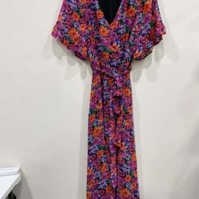 Taking Shape Womens  Size 16 Floral Dress / Short Sleeve Dress  Floral / Multicoloured 
