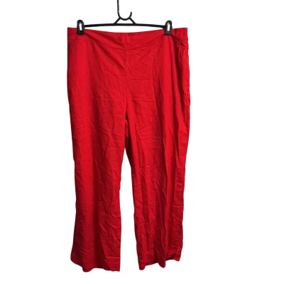 Katies Womens  Size 16 Wide Leg Pants Red 