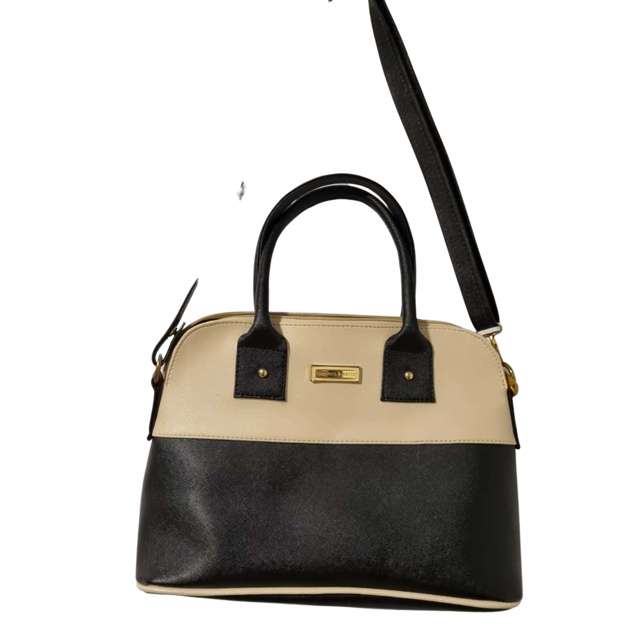 Charles and Keith Handbag with double handles and shoulder strap RRP