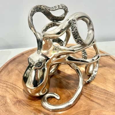Designer Metal Octopus Bottle Holder-just fabulous 