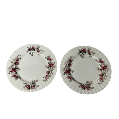 Set of 2 Vintage Royal Albert "Lavender Rose" Bone China Side Plates 