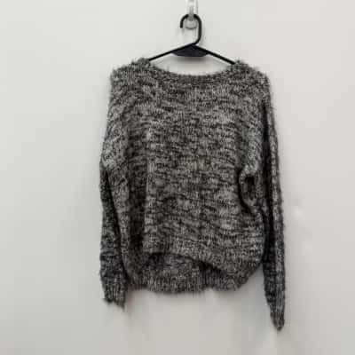 Studio.W Grey Knit Jumper - Size XS 