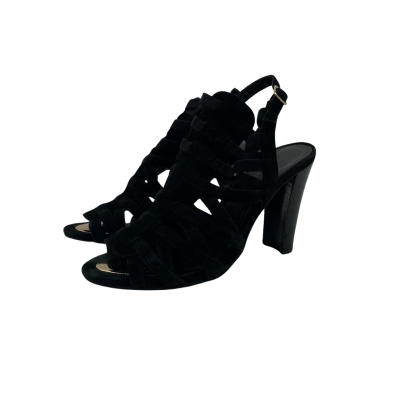 Jo Mercer Womens  Size 7 Black Suede Heels