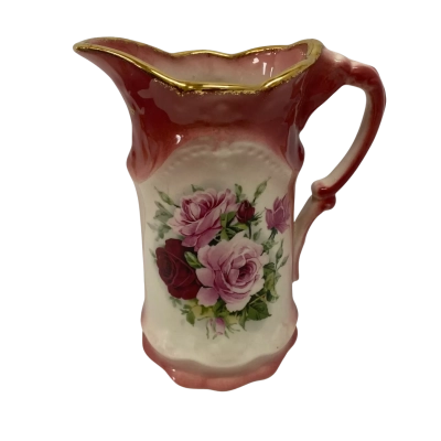 Staffordshire Flora and Fauna Ironstone Pitcher 