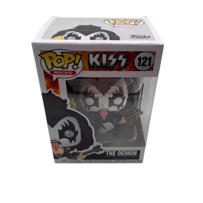 Funko Pop #121 Kiss Gene Symons The Demon.  (Cab)