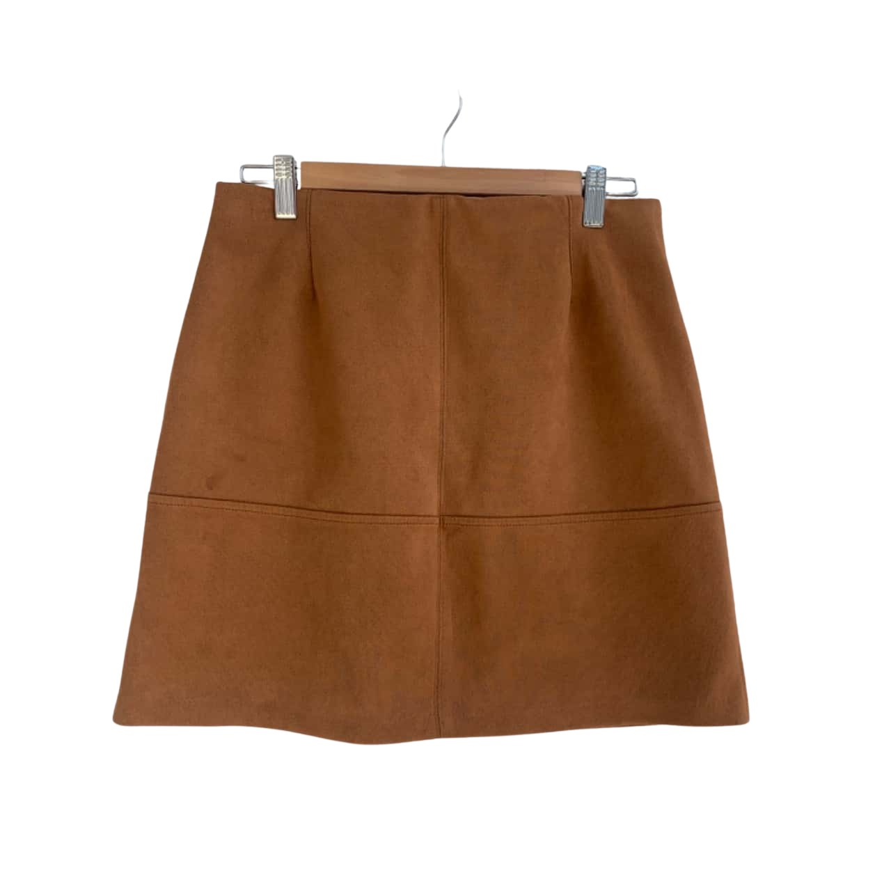 Have Large Brown Mini Skirt