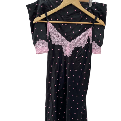 Bras N Things Womens  Size 20 Black  / Pink 2pce pj set