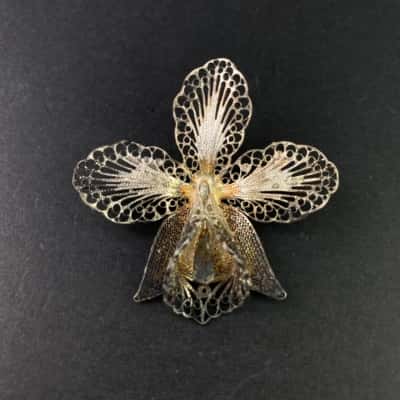 Vintage orchid  Womens Brooch