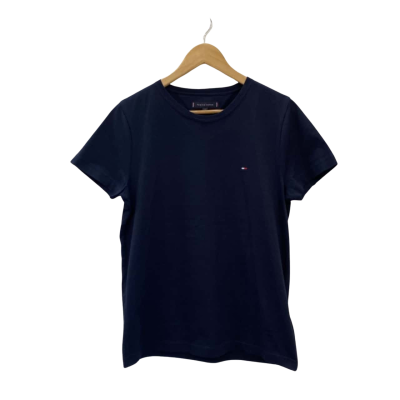Tommy Hilfiger Men Size S Navy Blue Short Sleeve T-shirt 