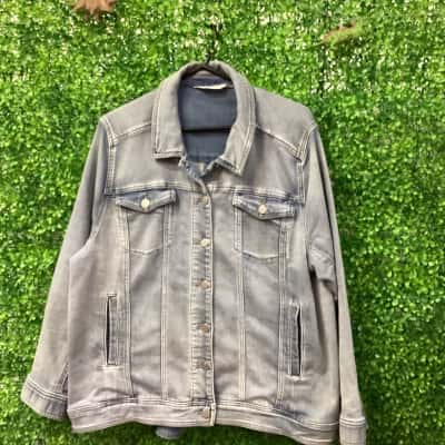 Virtuelle Womens  Size 20 Denim Jacket Blue 