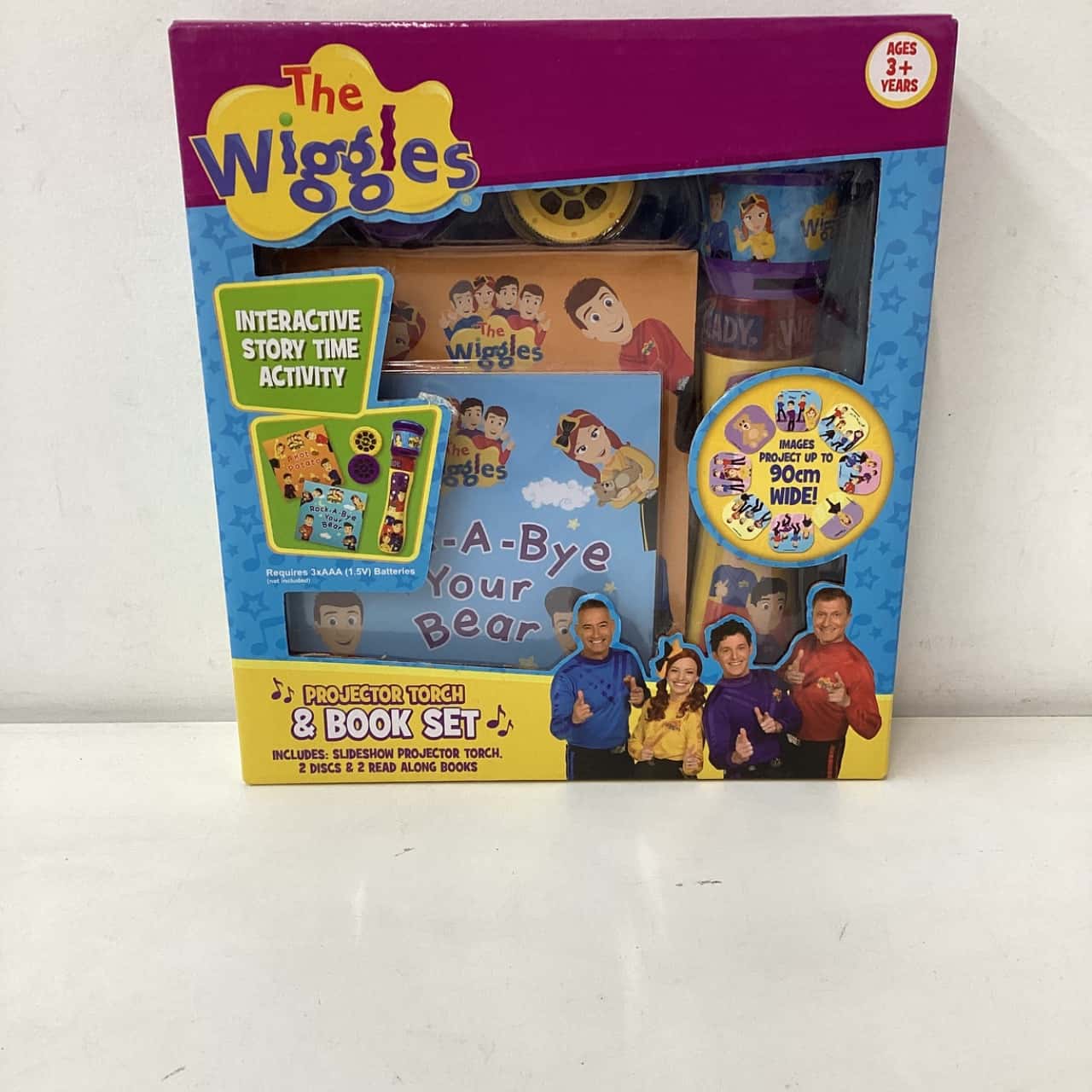 NEW The Wiggles Projector Torch Book Set s 