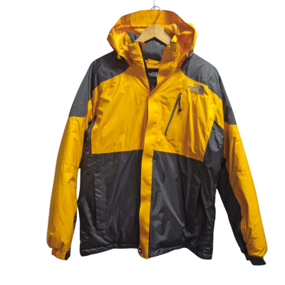 The North Face Mens  Size L Black  / Yellow  Gore-Tex Parka/ Jacket 