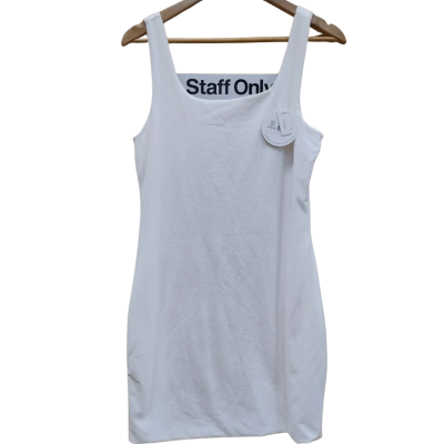 Ally Fashion Womens  Size L Sleeveless Dress White (7)