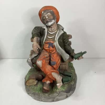 Vintage 10” Capodimonte Style Figurine