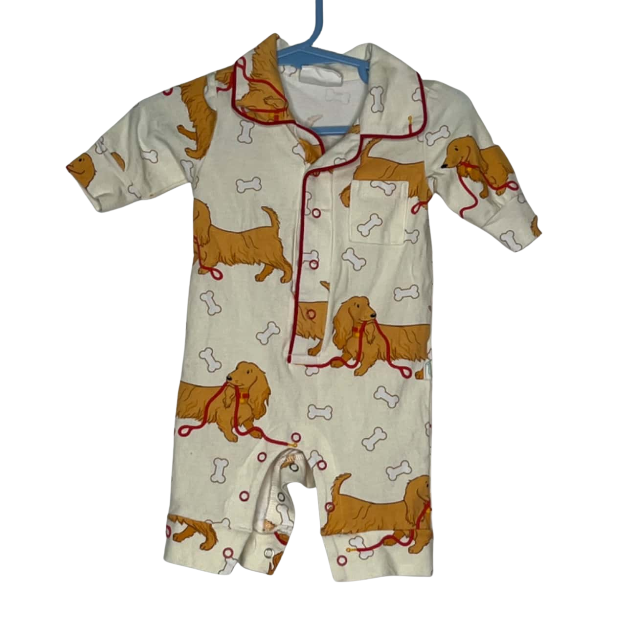 Peter Alexander Newborn Baby Size 0000 Onesie Animal print / Brown