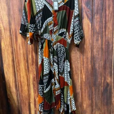 Autograph   Size 24 Maxi Dress Multicoloured new 