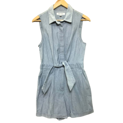 Forever New Women's  Size 8 Blue Sleeveless Playsuit 